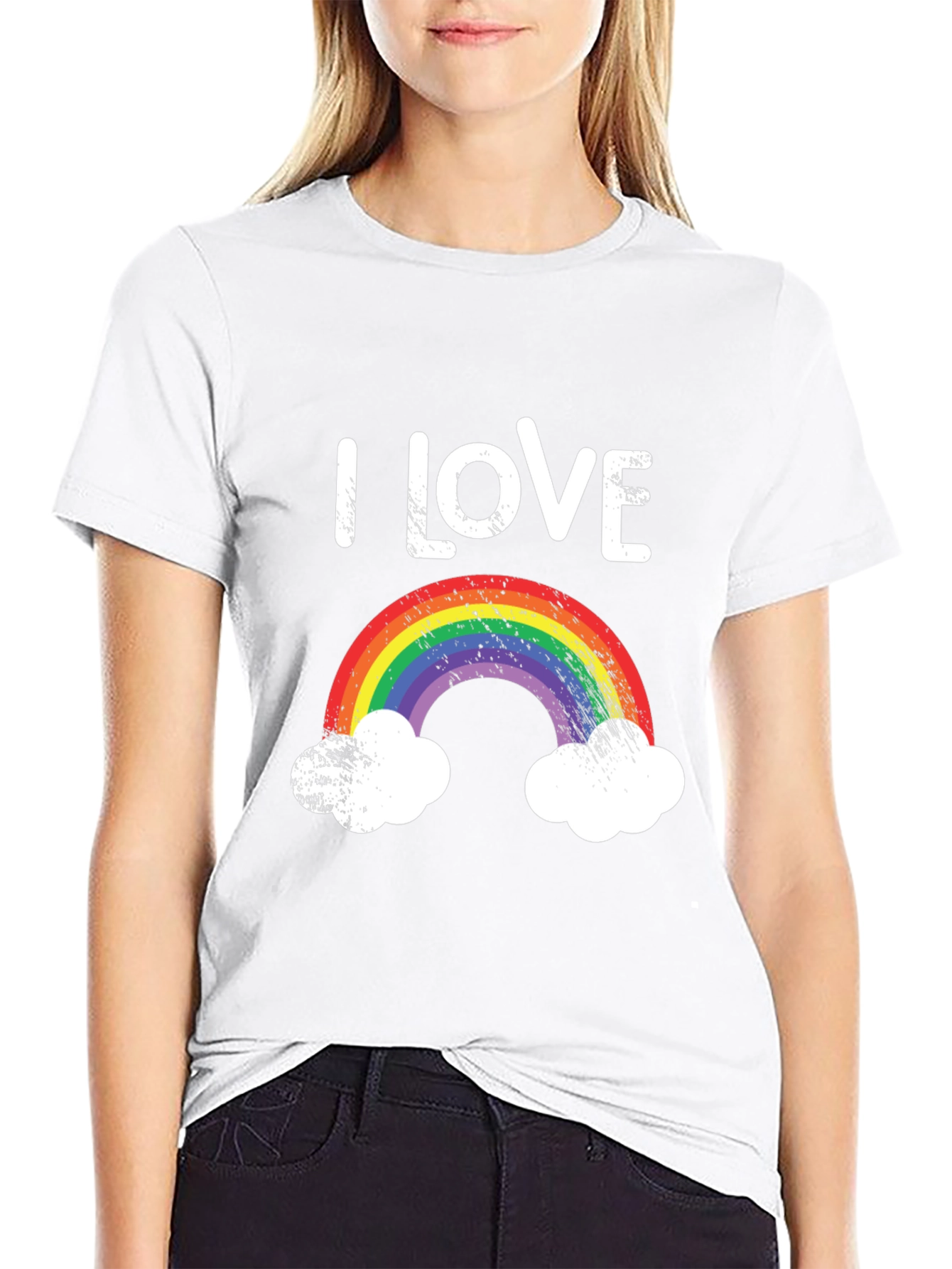 I Love Rainbow T-Shirt LGBTQ Pride