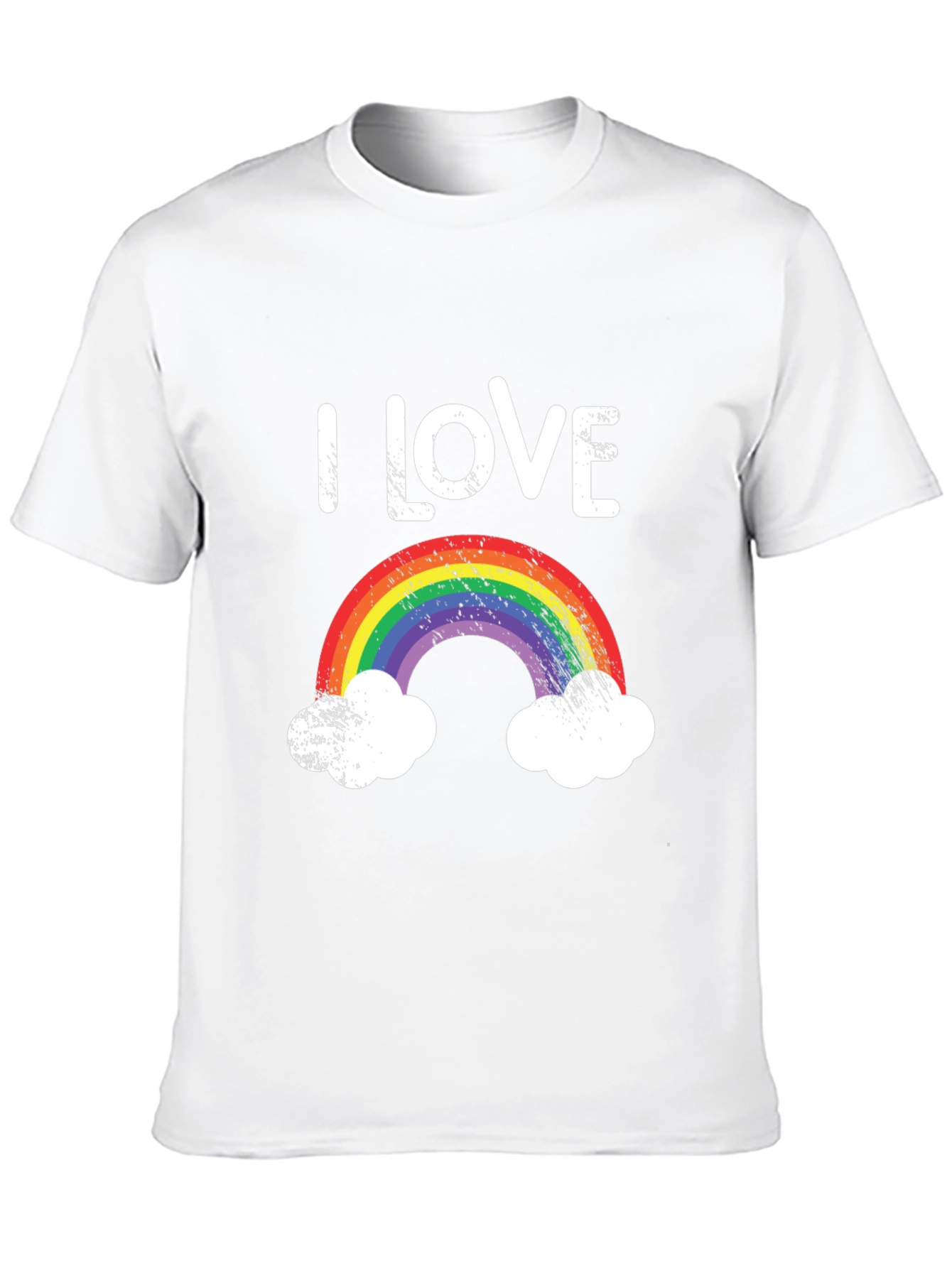 I Love Rainbow T-Shirt LGBTQ Pride