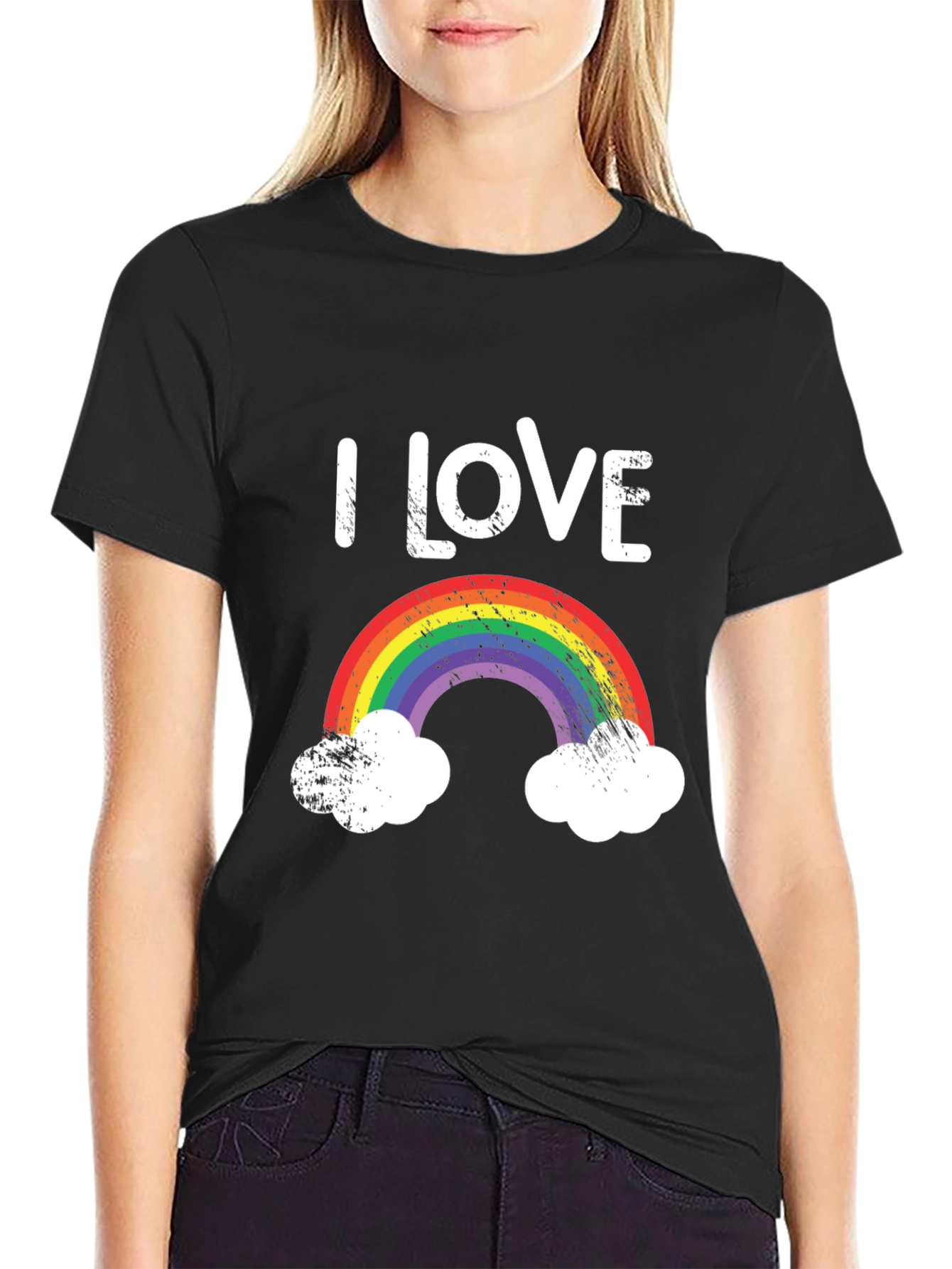 I Love Rainbow T-Shirt LGBTQ Pride