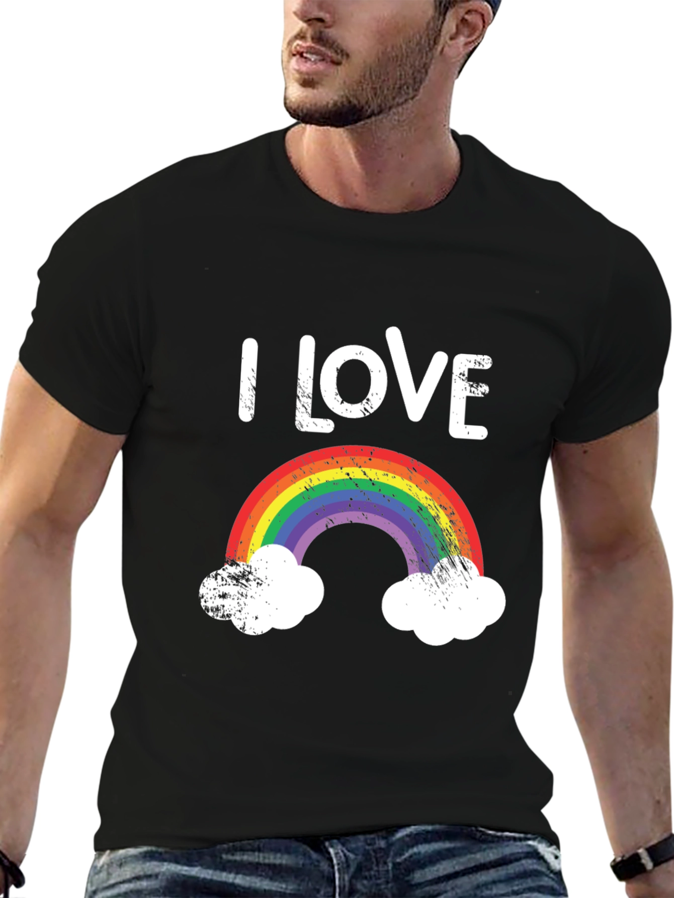 I Love Rainbow T-Shirt LGBTQ Pride