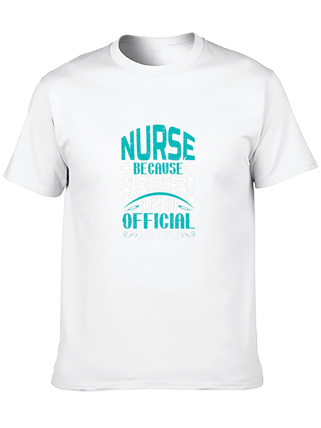 Nurse Superhero Graphic T-Shirt - Black Cotton Tee