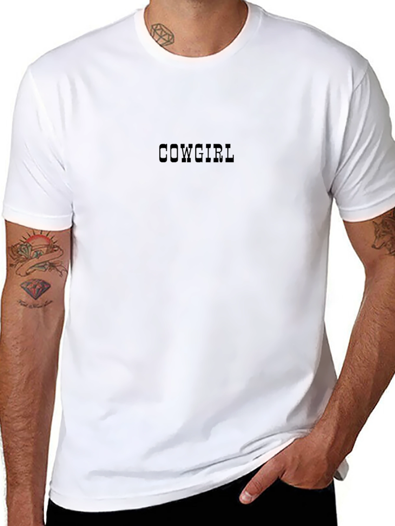 Cowgirl Black Graphic Tee