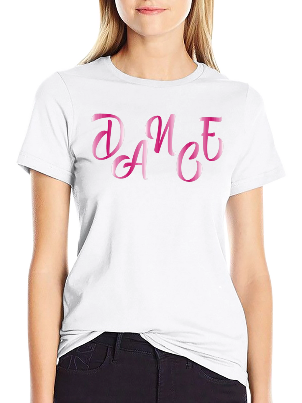 Dance Graphic Tee - Stylish Black T-Shirt