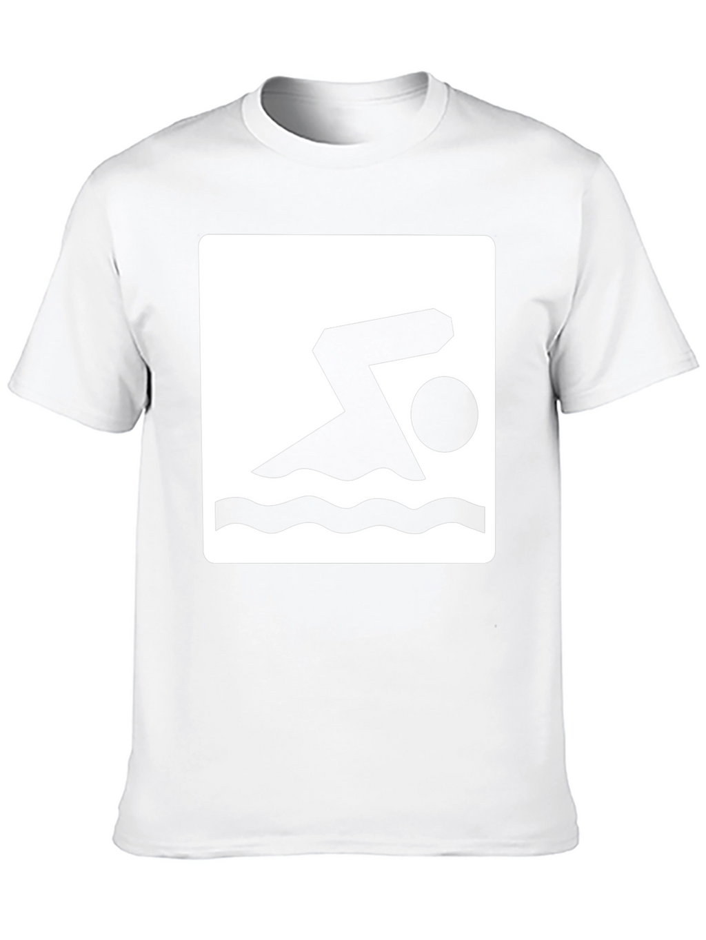 Swimmer Graphic Black T-Shirt