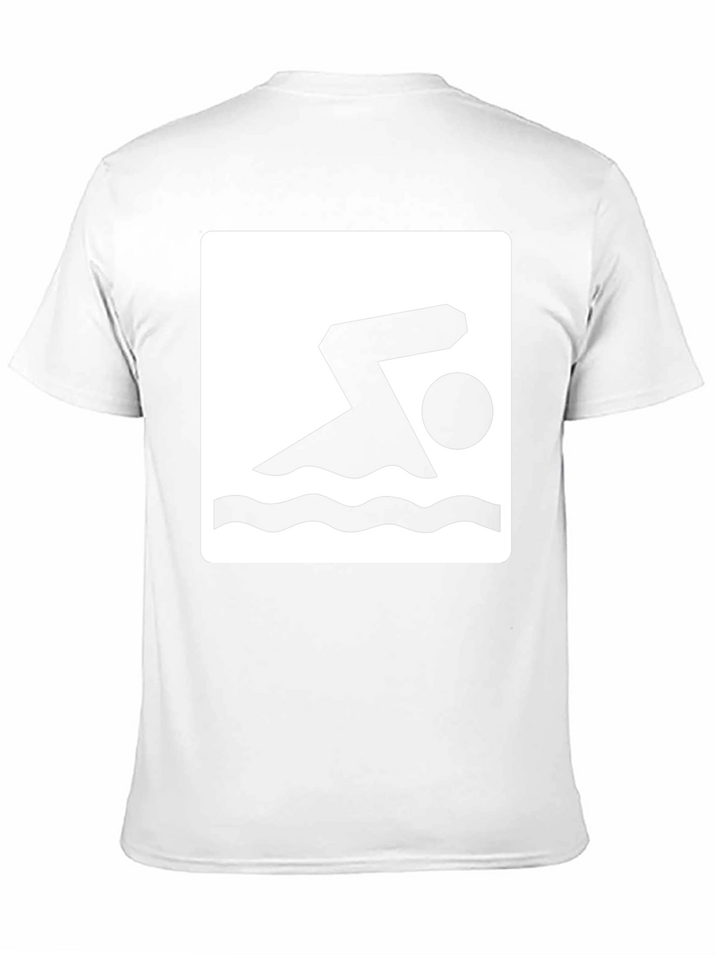 Swimmer Graphic Black T-Shirt