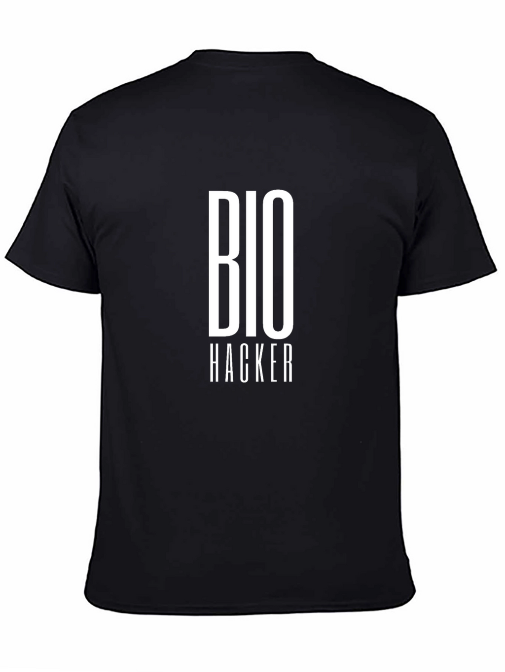 Bio Hacker Graphic Tee - Black Unisex T-Shirt
