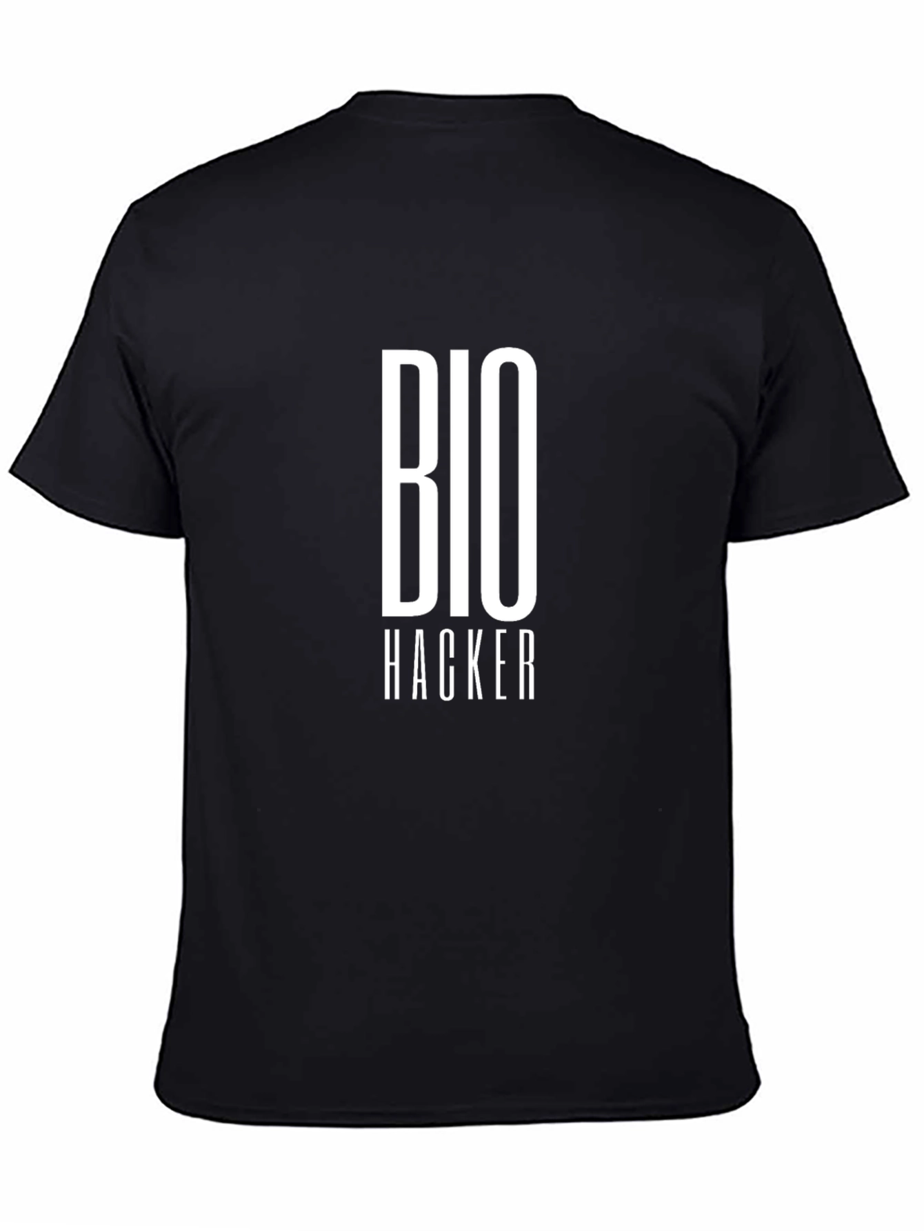 Bio Hacker Graphic Tee - Black Unisex T-Shirt
