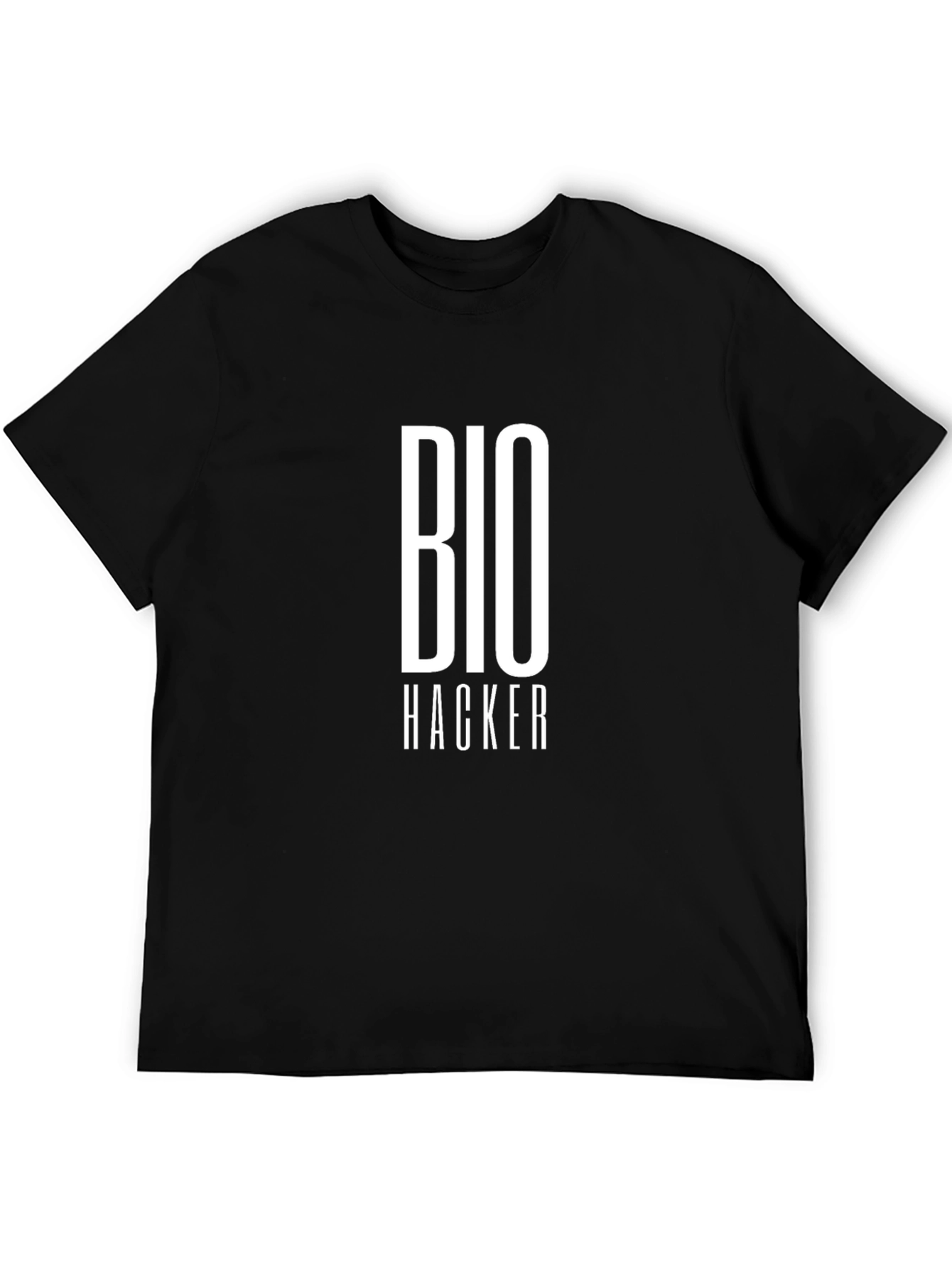 Bio Hacker Graphic Tee - Black Unisex T-Shirt