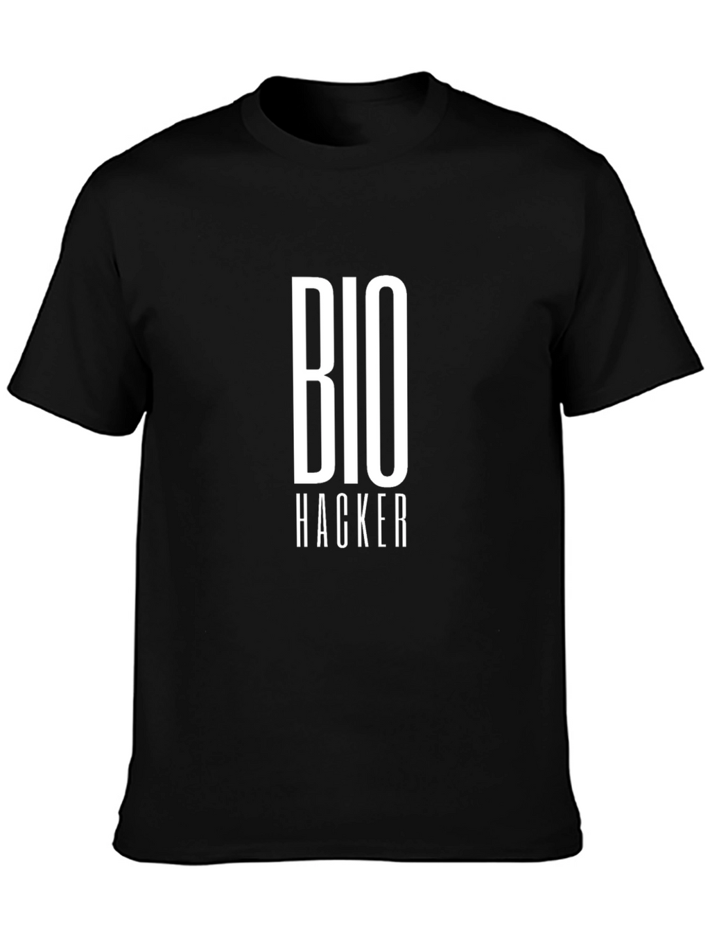 Bio Hacker Graphic Tee - Black Unisex T-Shirt