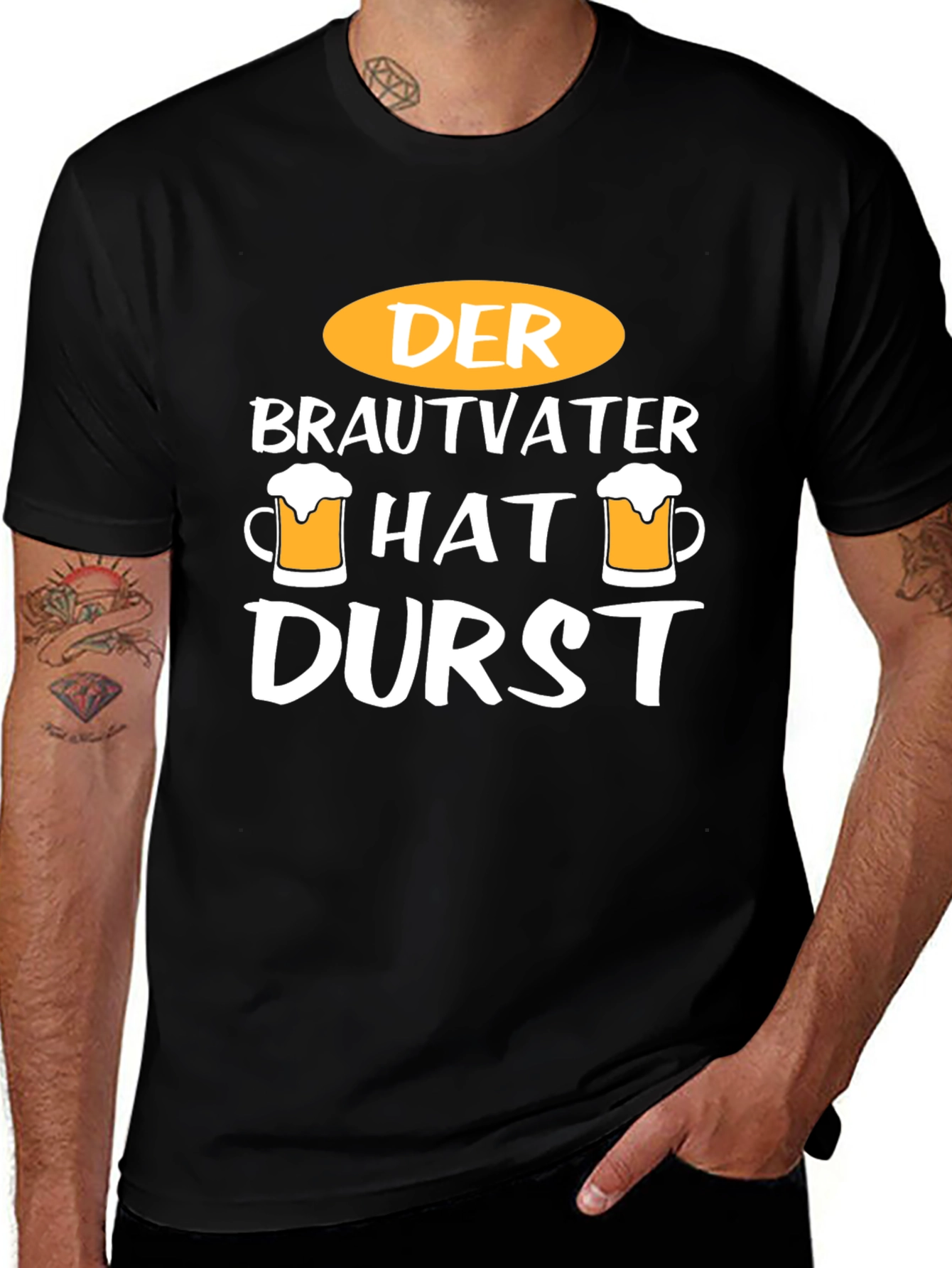 Der Brautvater Hat Durst T-Shirt