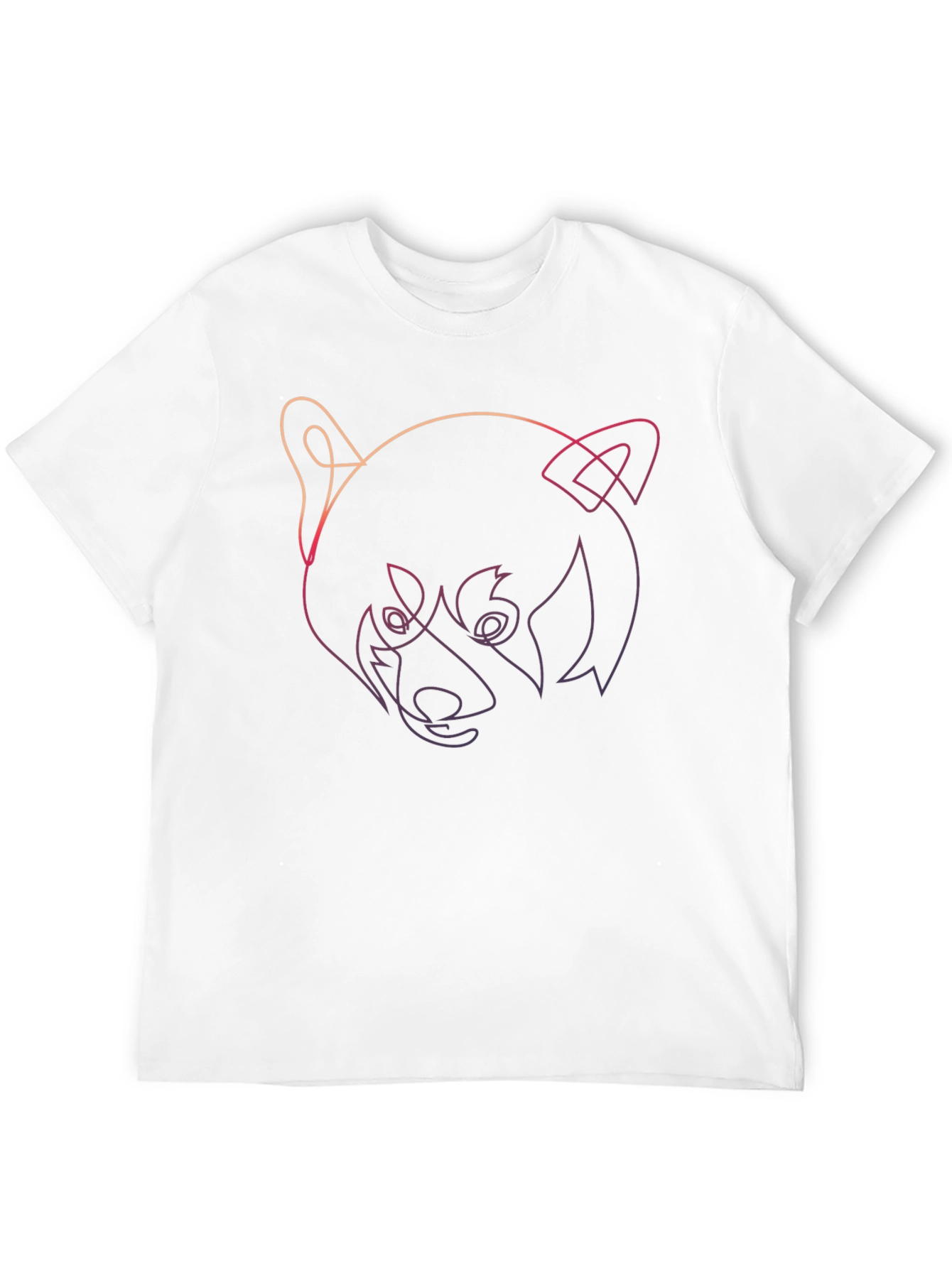 Red Panda Outline Graphic Tee