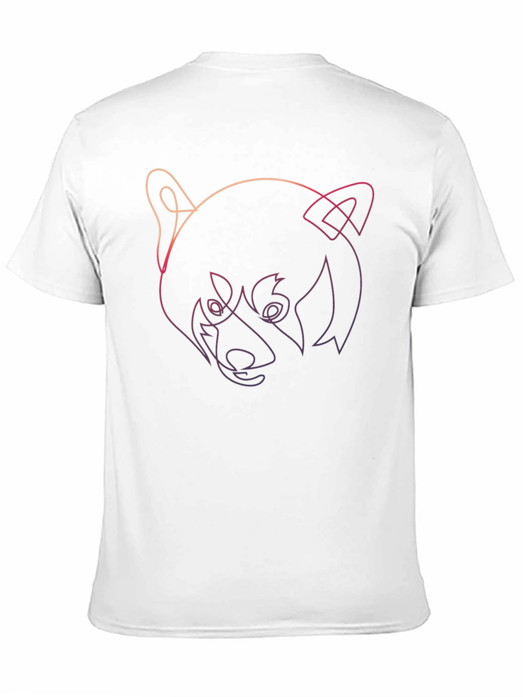 Red Panda Outline Graphic Tee