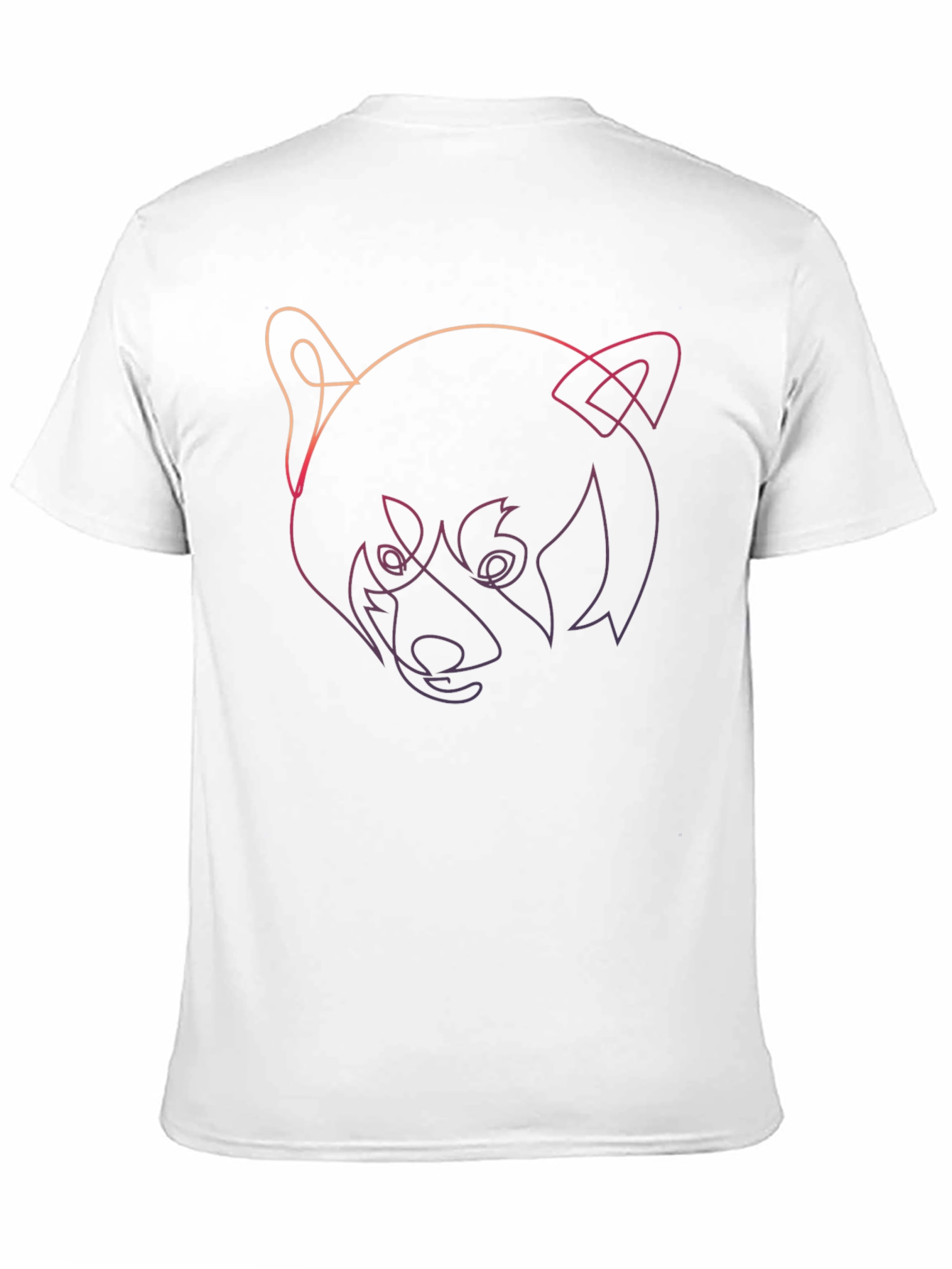 Red Panda Outline Graphic Tee