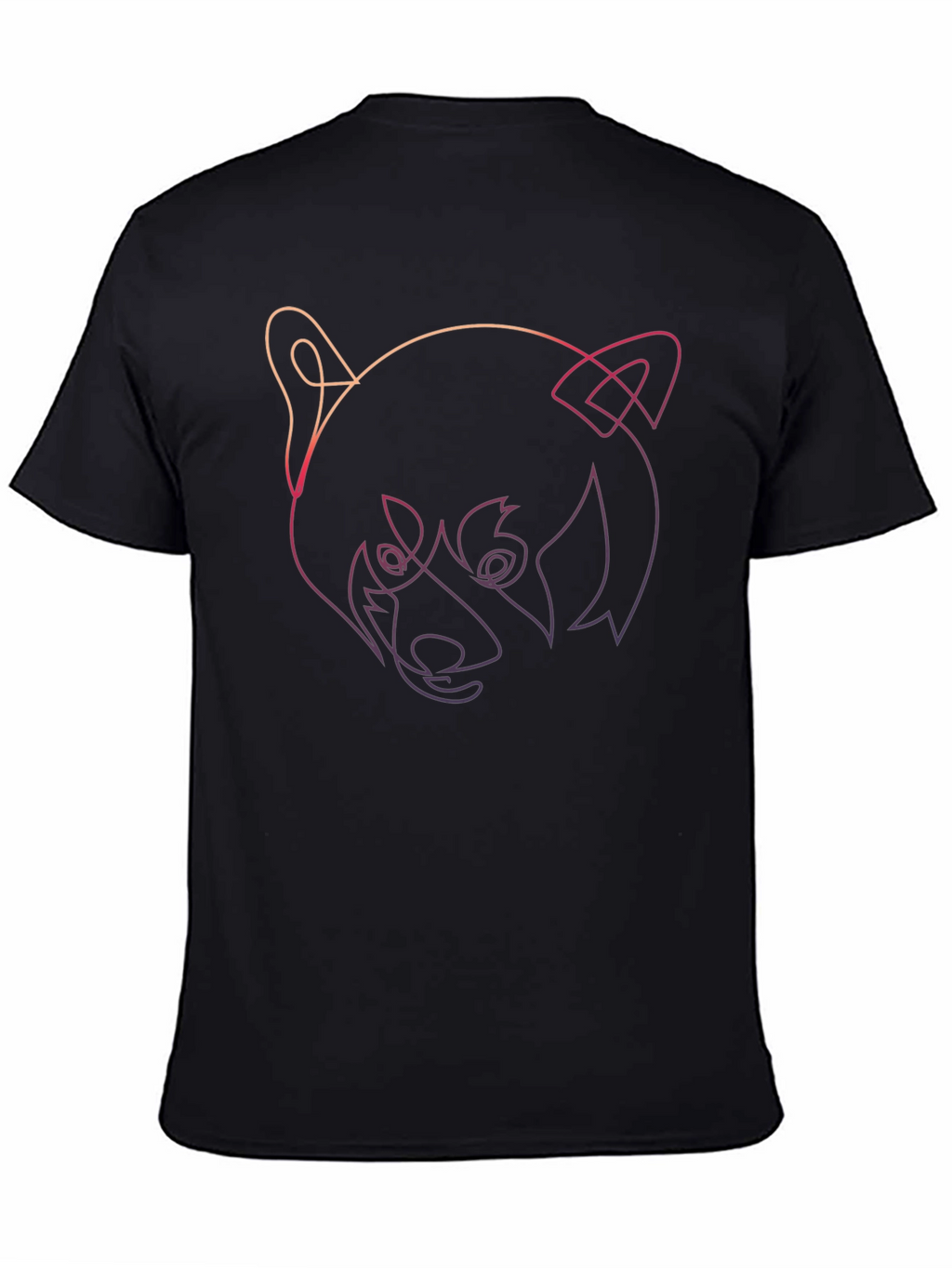Red Panda Outline Graphic Tee