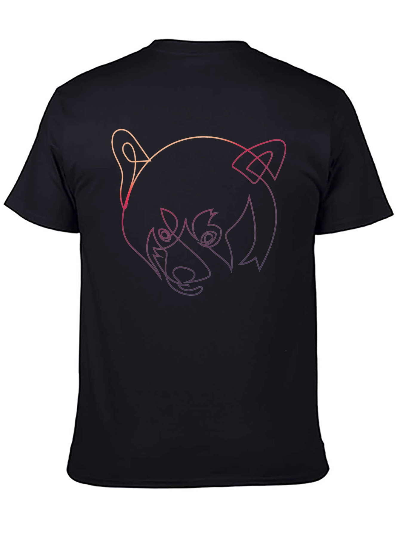Red Panda Outline Graphic Tee