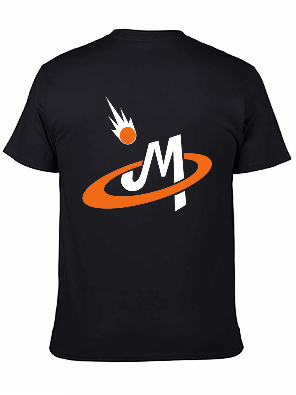Retro Comet M Graphic Tee - Black Cotton Blend