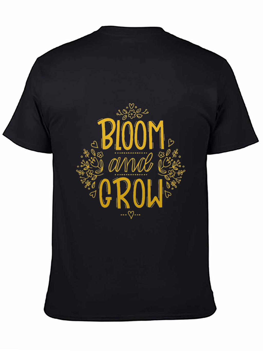 Bloom and Grow Graphic Tee - Black