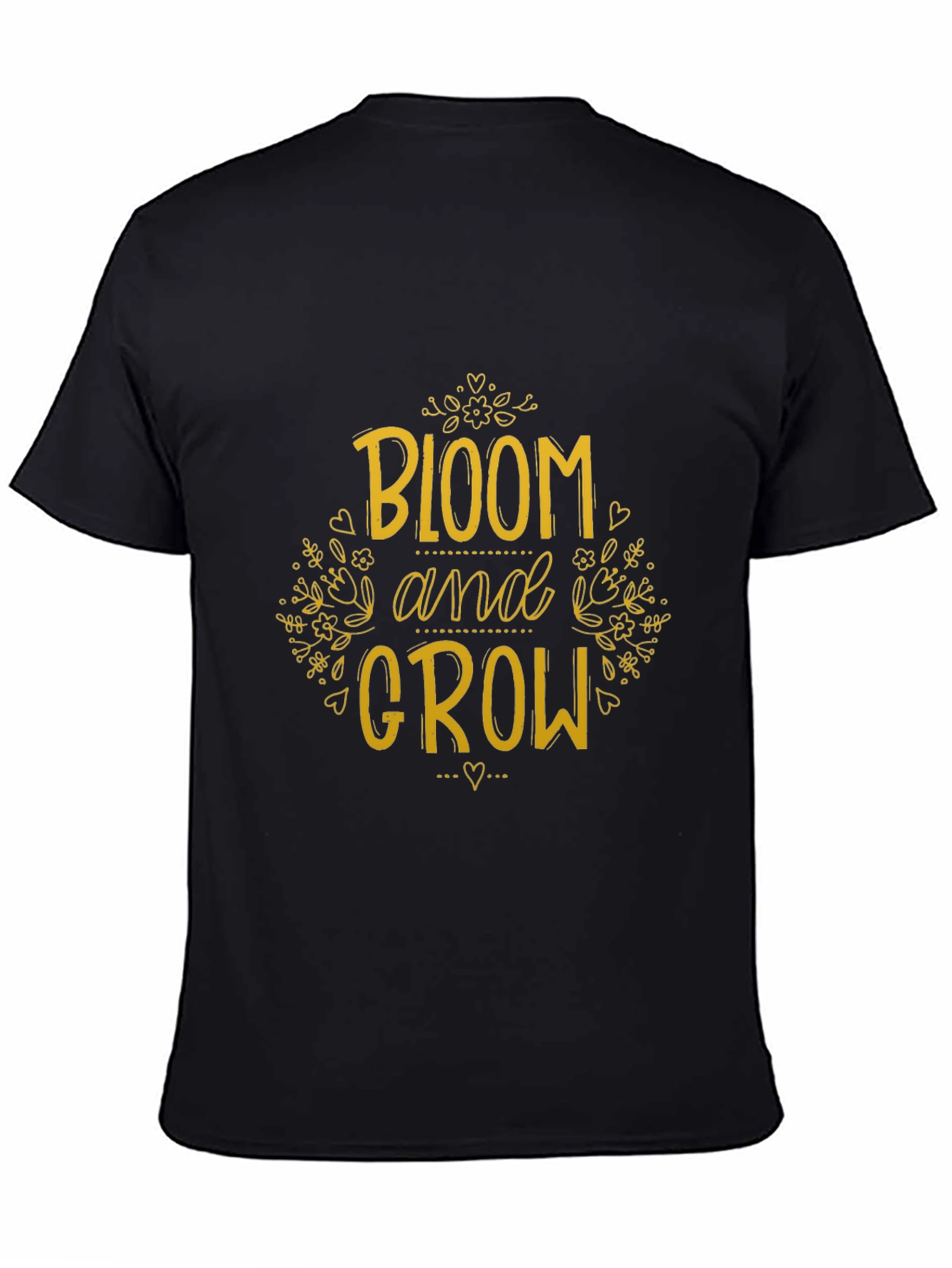 Bloom and Grow Graphic Tee - Black