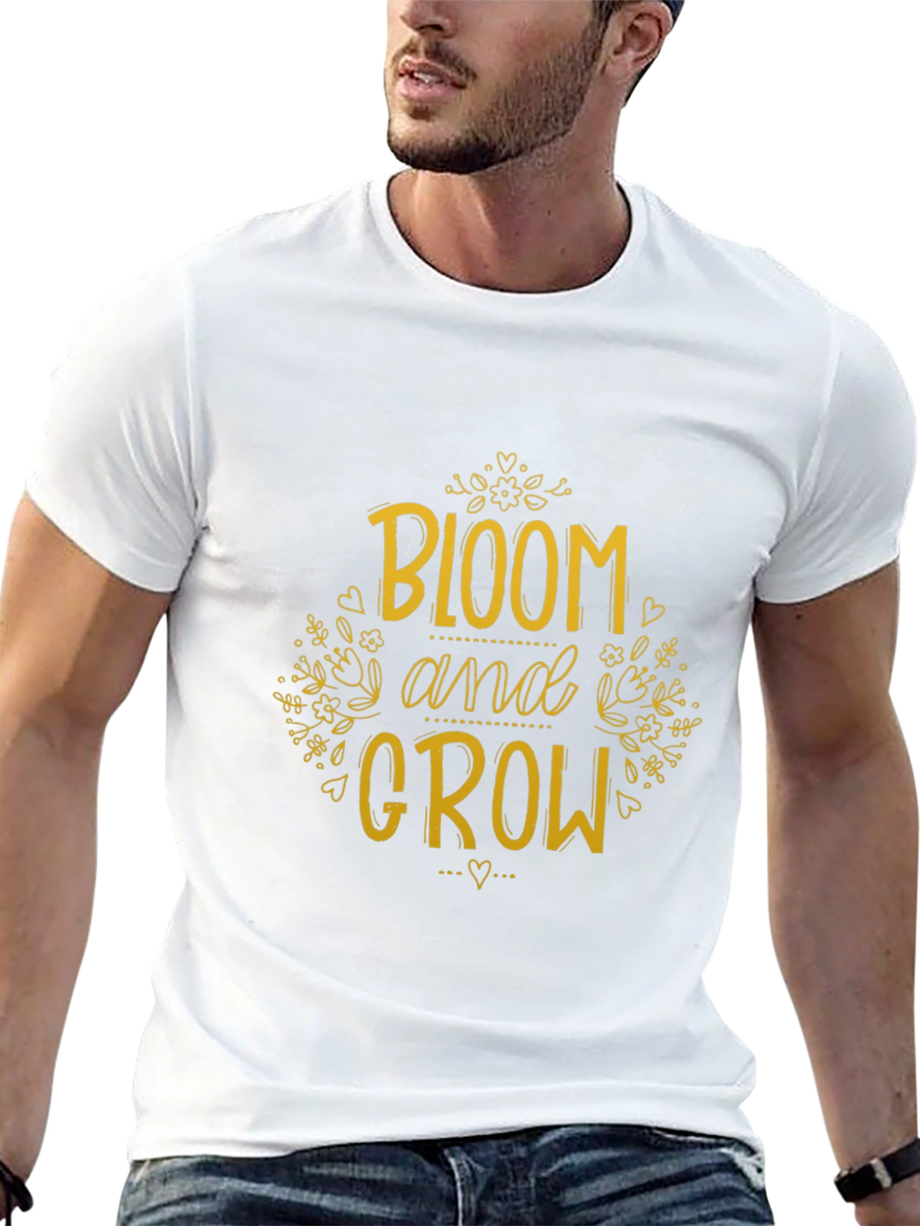 Bloom and Grow Graphic Tee - Black