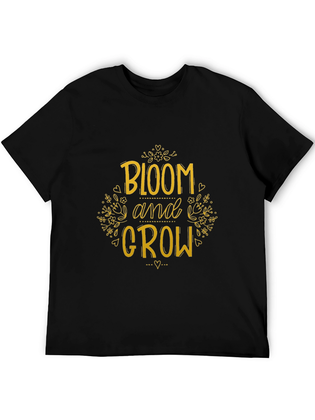 Bloom and Grow Graphic Tee - Black
