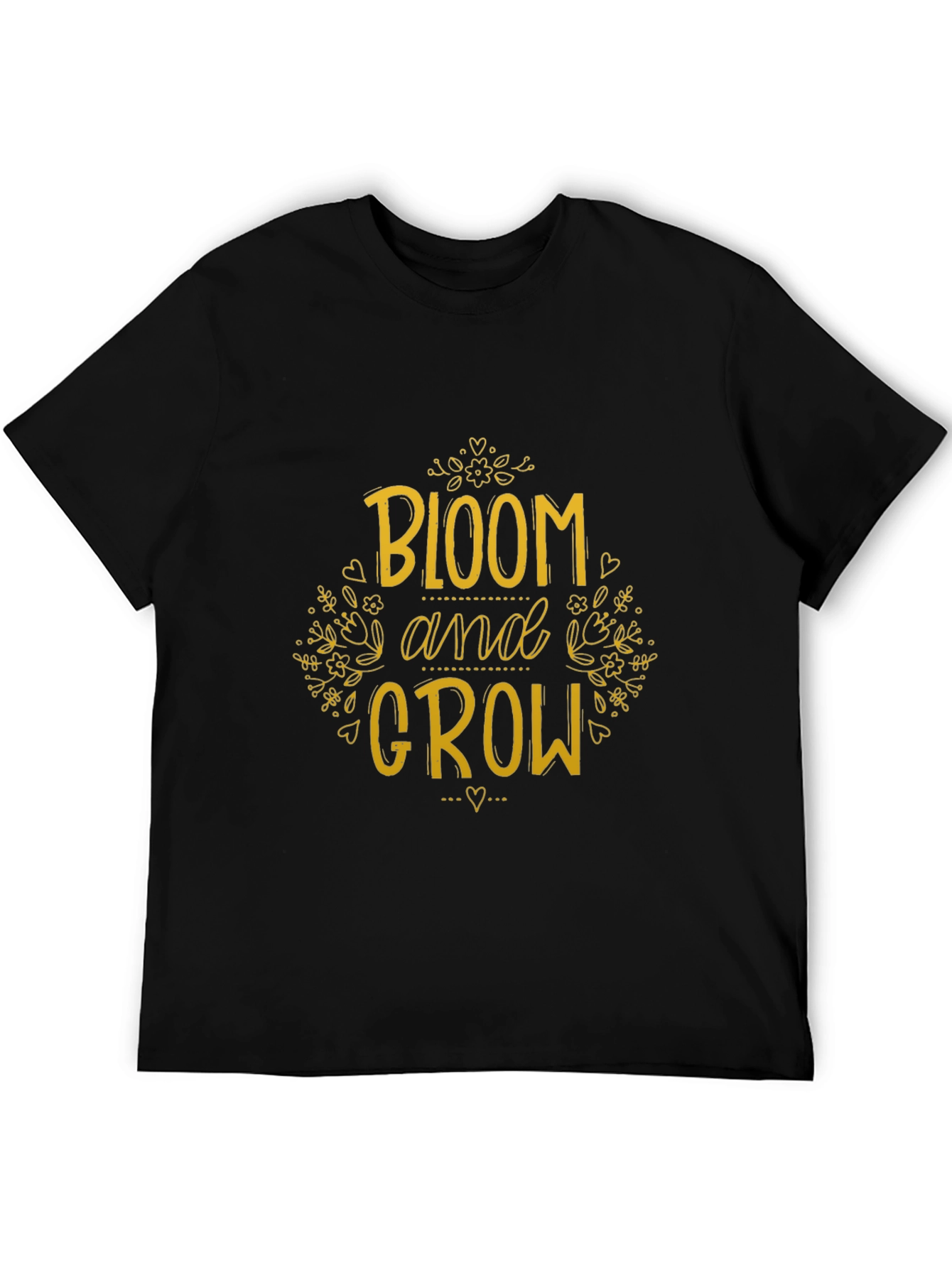 Bloom and Grow Graphic Tee - Black