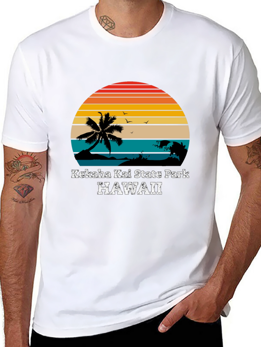 Kekaha Kai State Park Hawaii Graphic T-Shirt