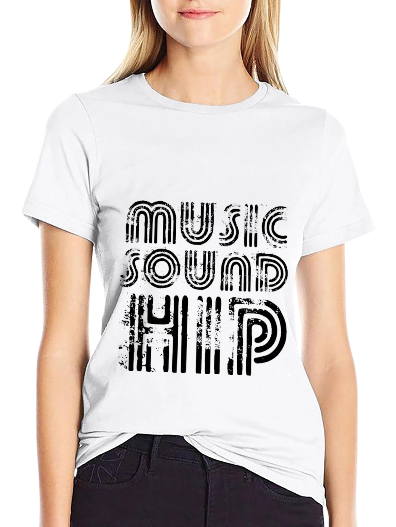 Retro Music Sound Hip T-Shirt