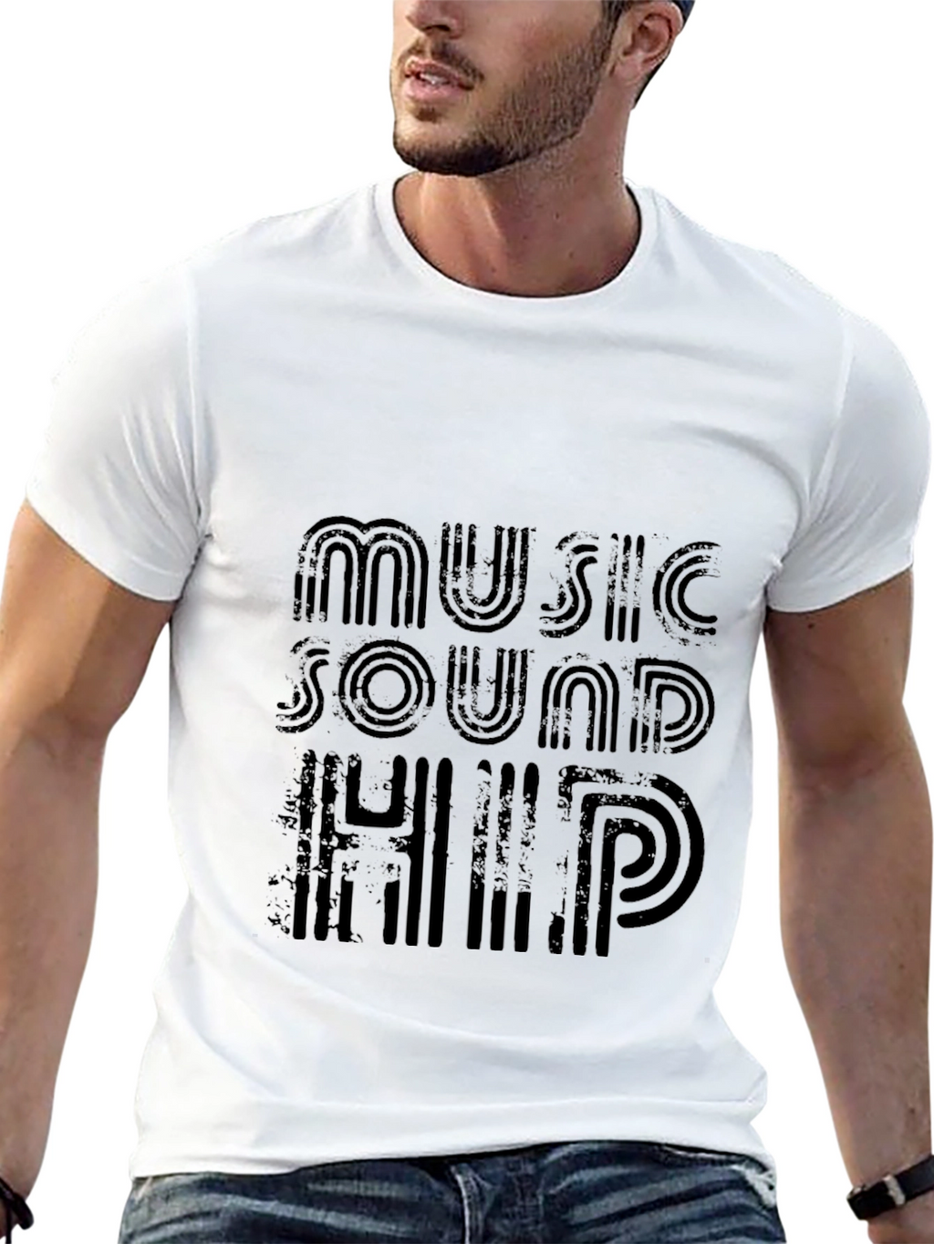 Retro Music Sound Hip T-Shirt