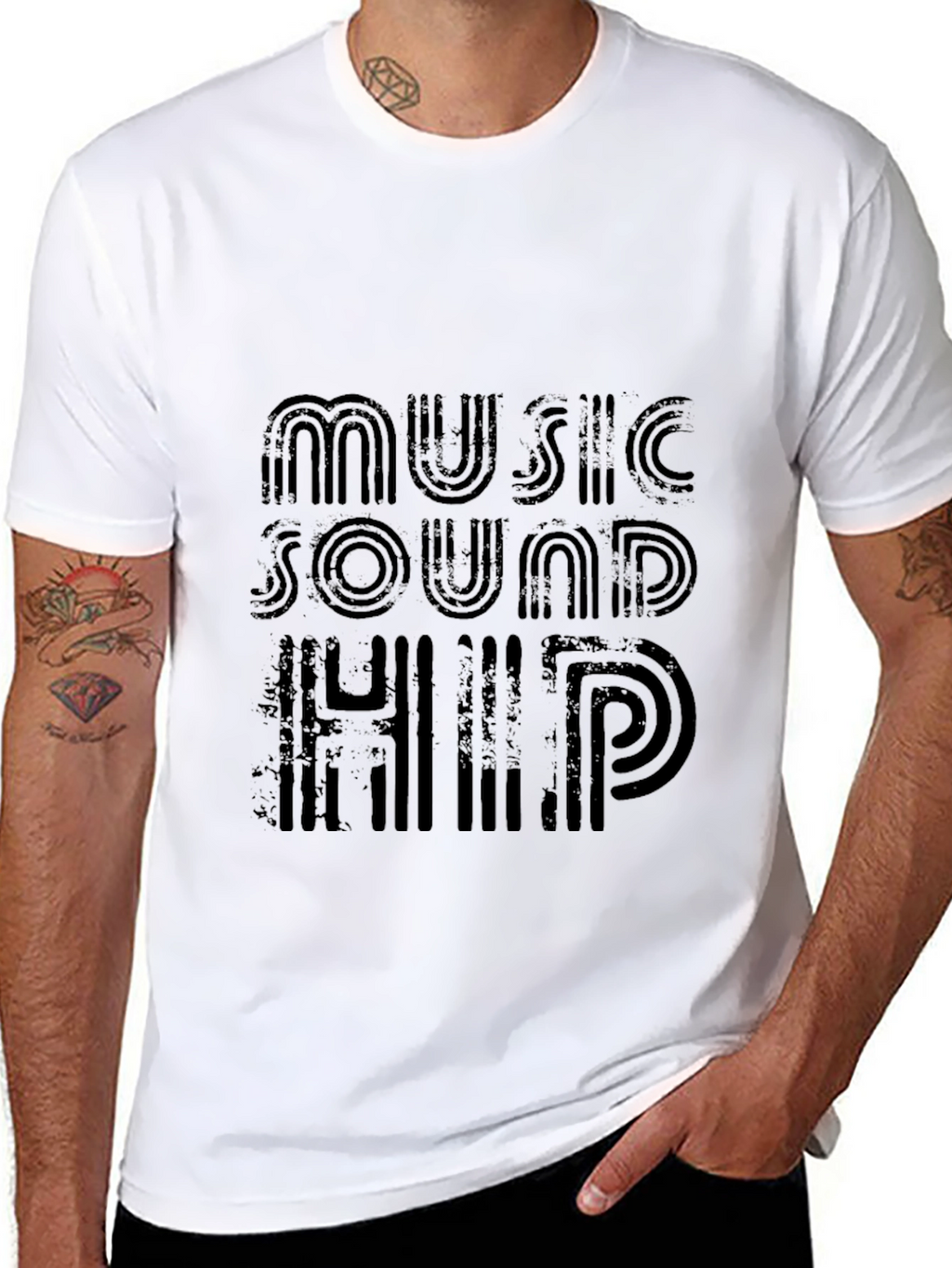 Retro Music Sound Hip T-Shirt