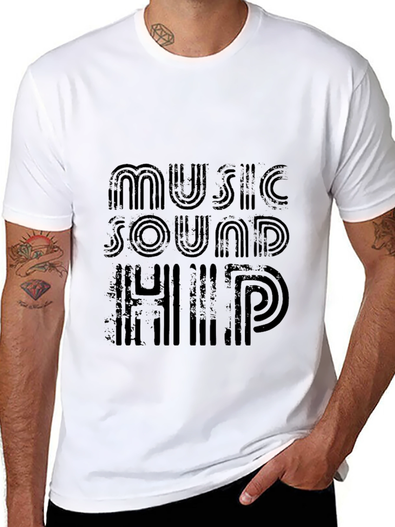Retro Music Sound Hip T-Shirt