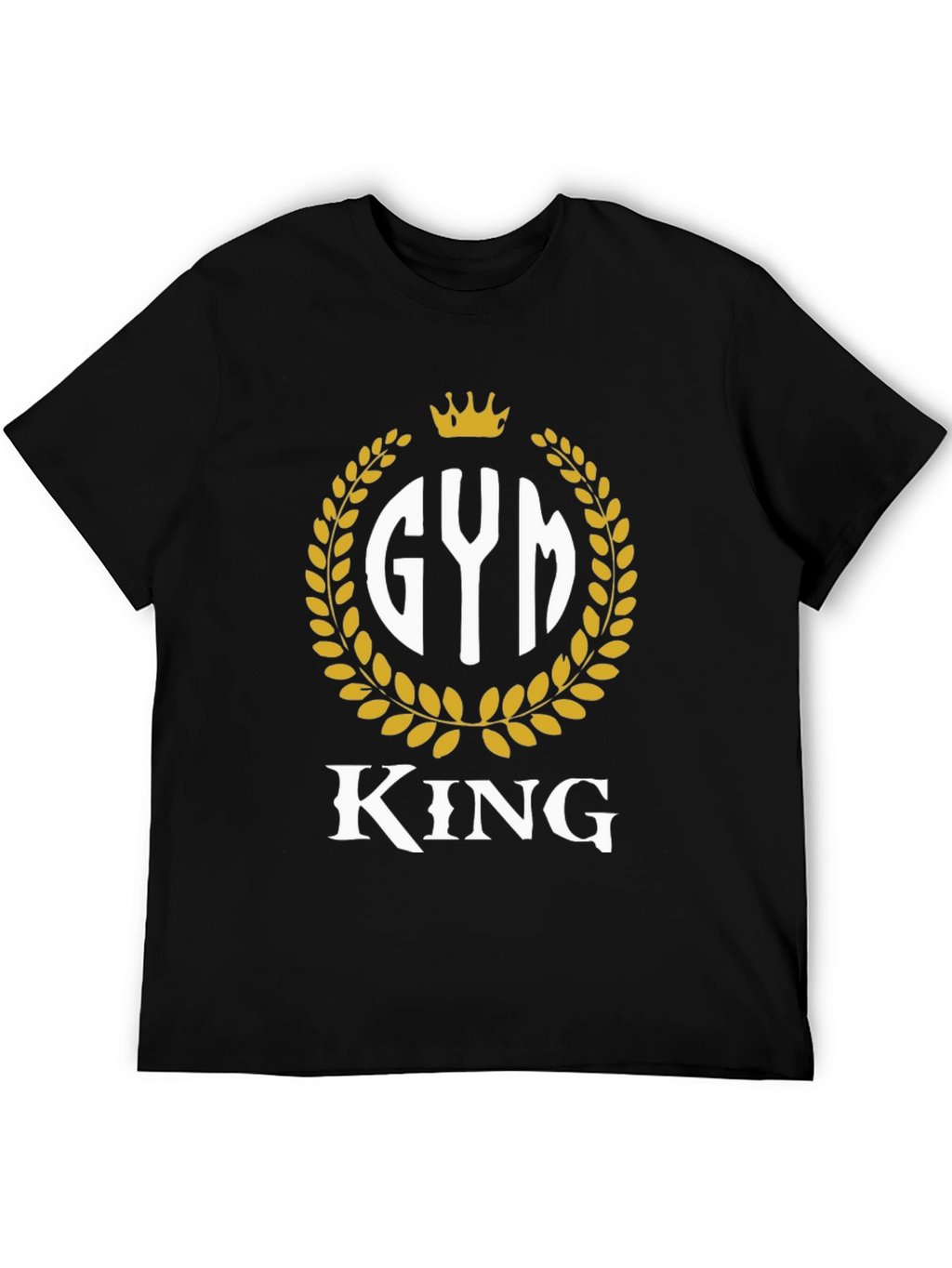 Gym King T-Shirt - Black Fitness Tee