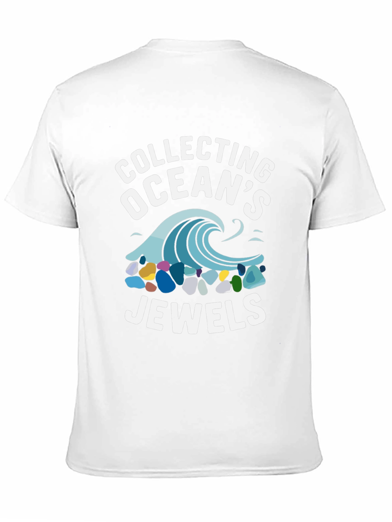 Collecting Oceans Jewels Black Graphic Tee