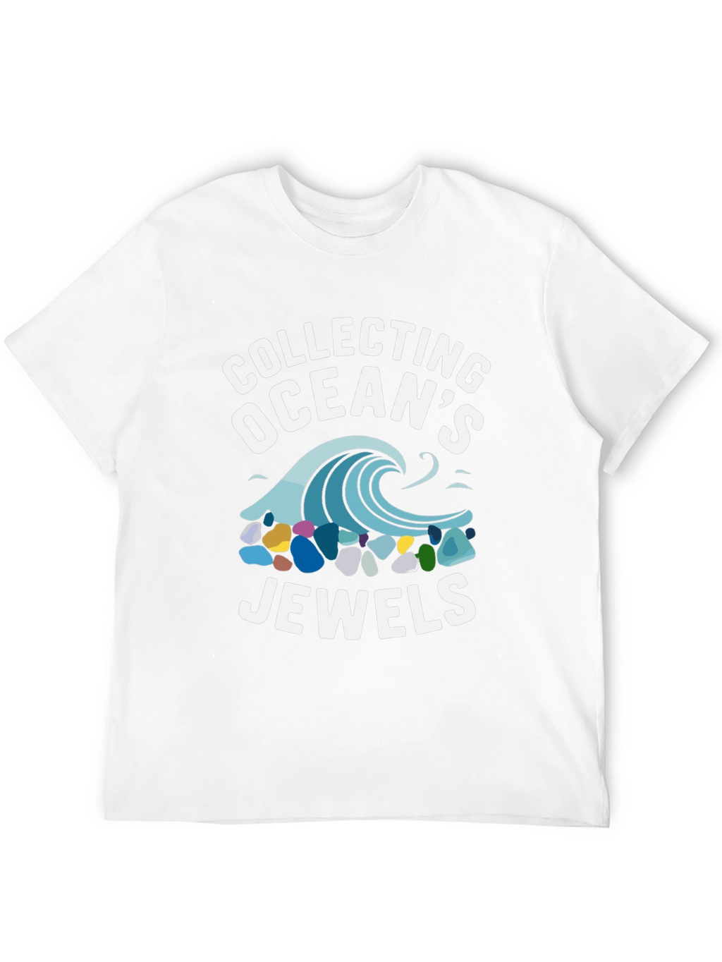 Collecting Oceans Jewels Black Graphic Tee