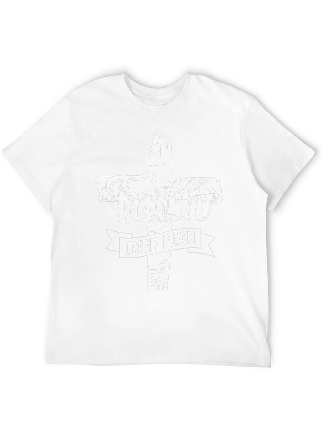 Faith Over Fear Christian Graphic Tee
