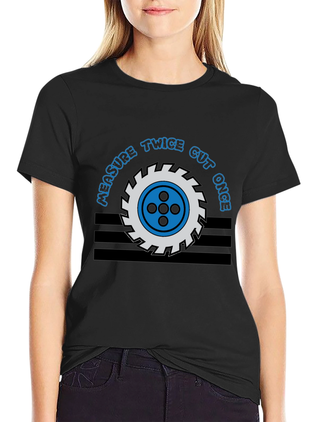 Measure Twice Cut Once Graphic Tee