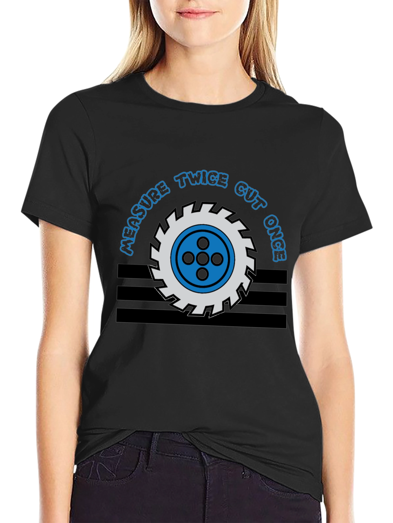 Measure Twice Cut Once Graphic Tee