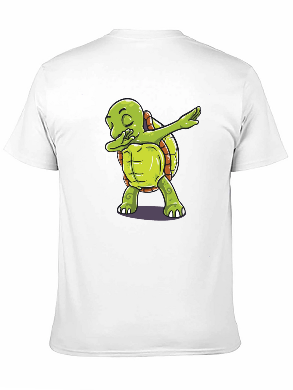 Dabbing Turtle Graphic Tee - Trendy Black T-Shirt