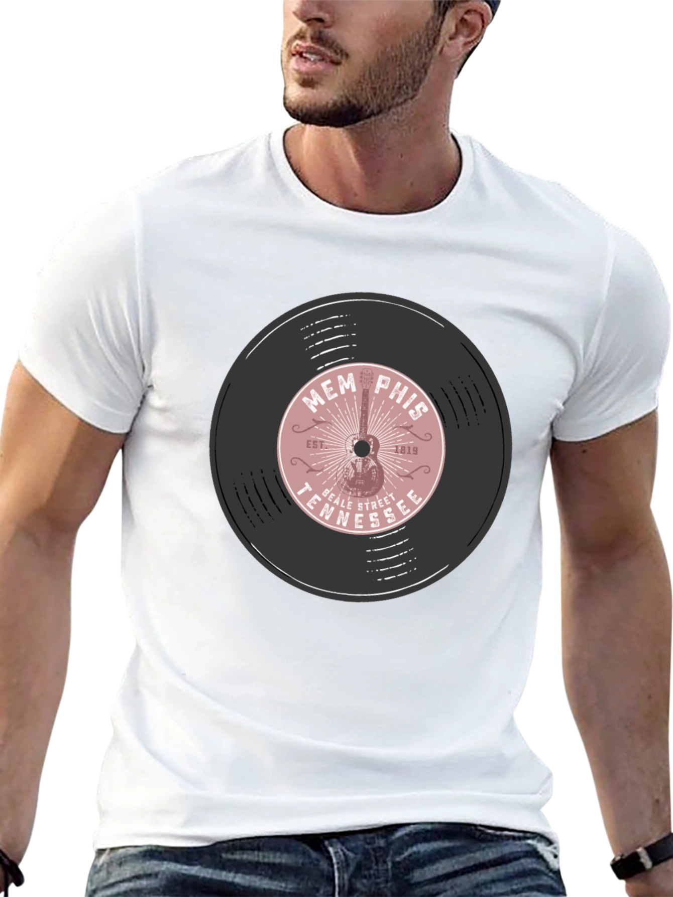 Memphis Tennessee Record Graphic T-Shirt