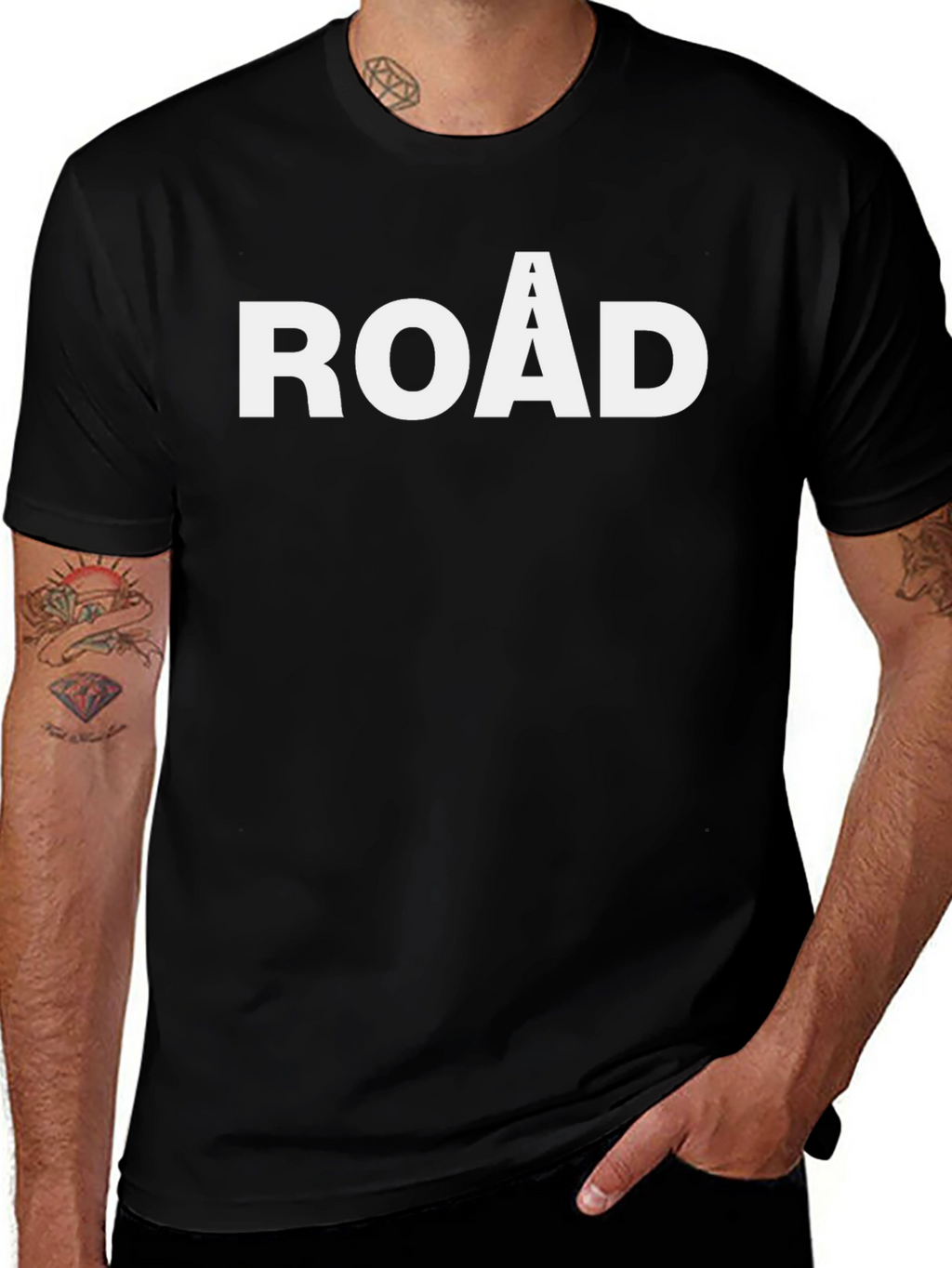 Road Trip T-Shirt - Black Graphic Tee