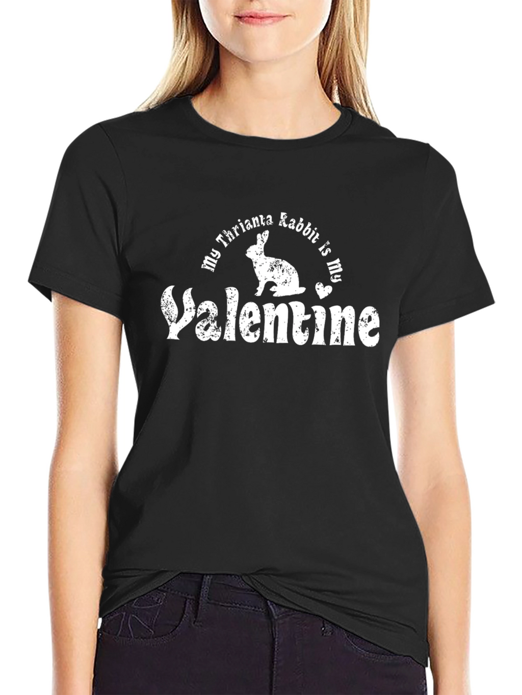 My Thrianta Rabbit Is My Valentine T-Shirt