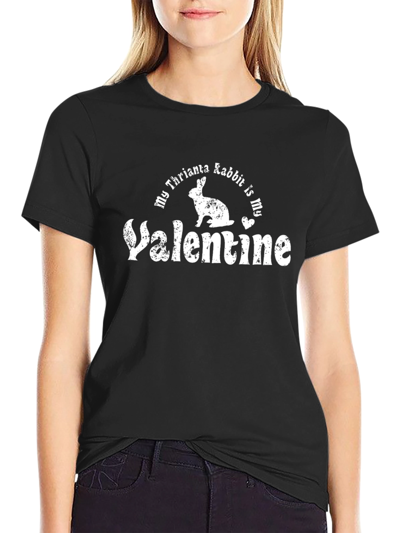 My Thrianta Rabbit Is My Valentine T-Shirt