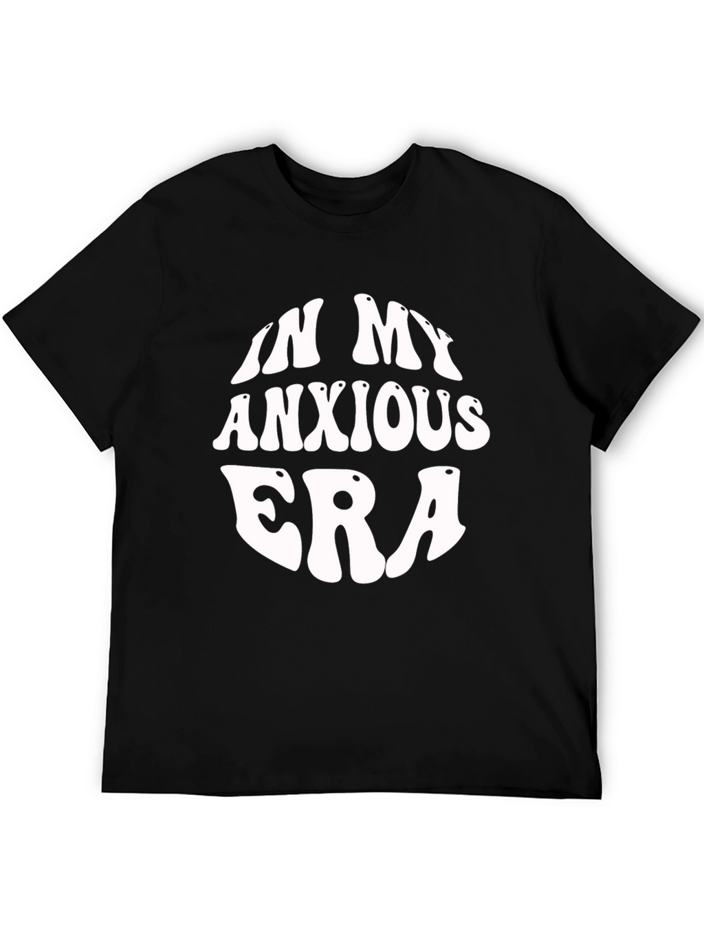 In My Anxious Era Black Graphic T-Shirt