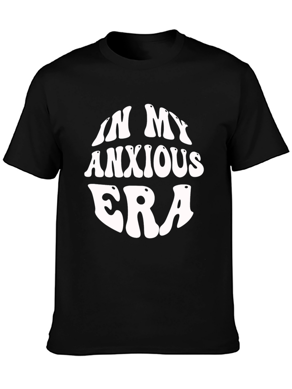 In My Anxious Era Black Graphic T-Shirt