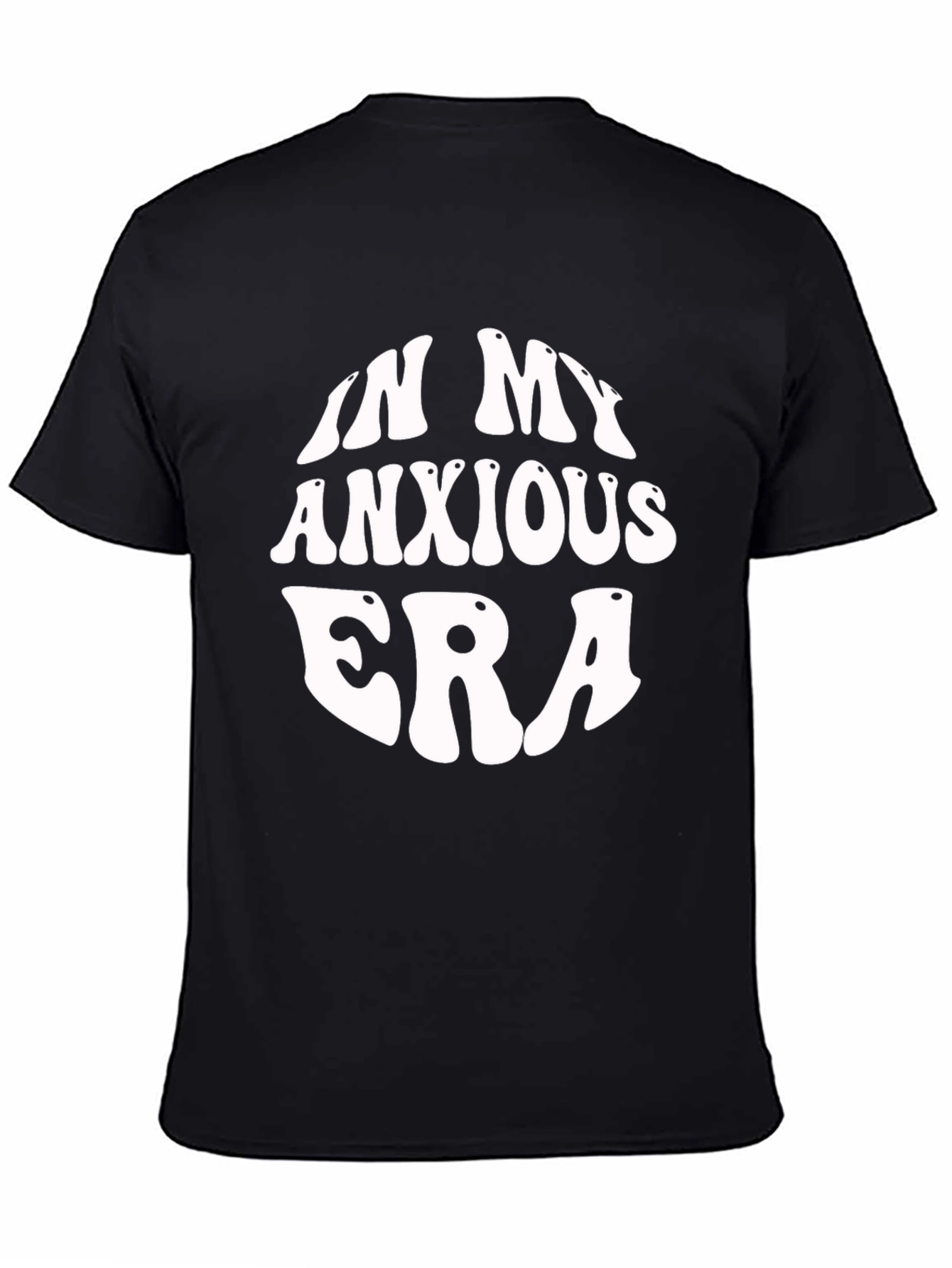 In My Anxious Era Black Graphic T-Shirt