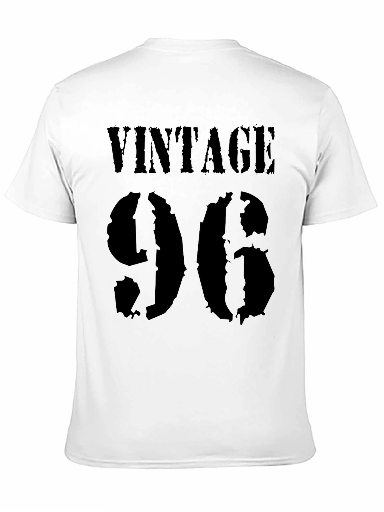Vintage 96 Graphic Tee - Black Cotton Blend