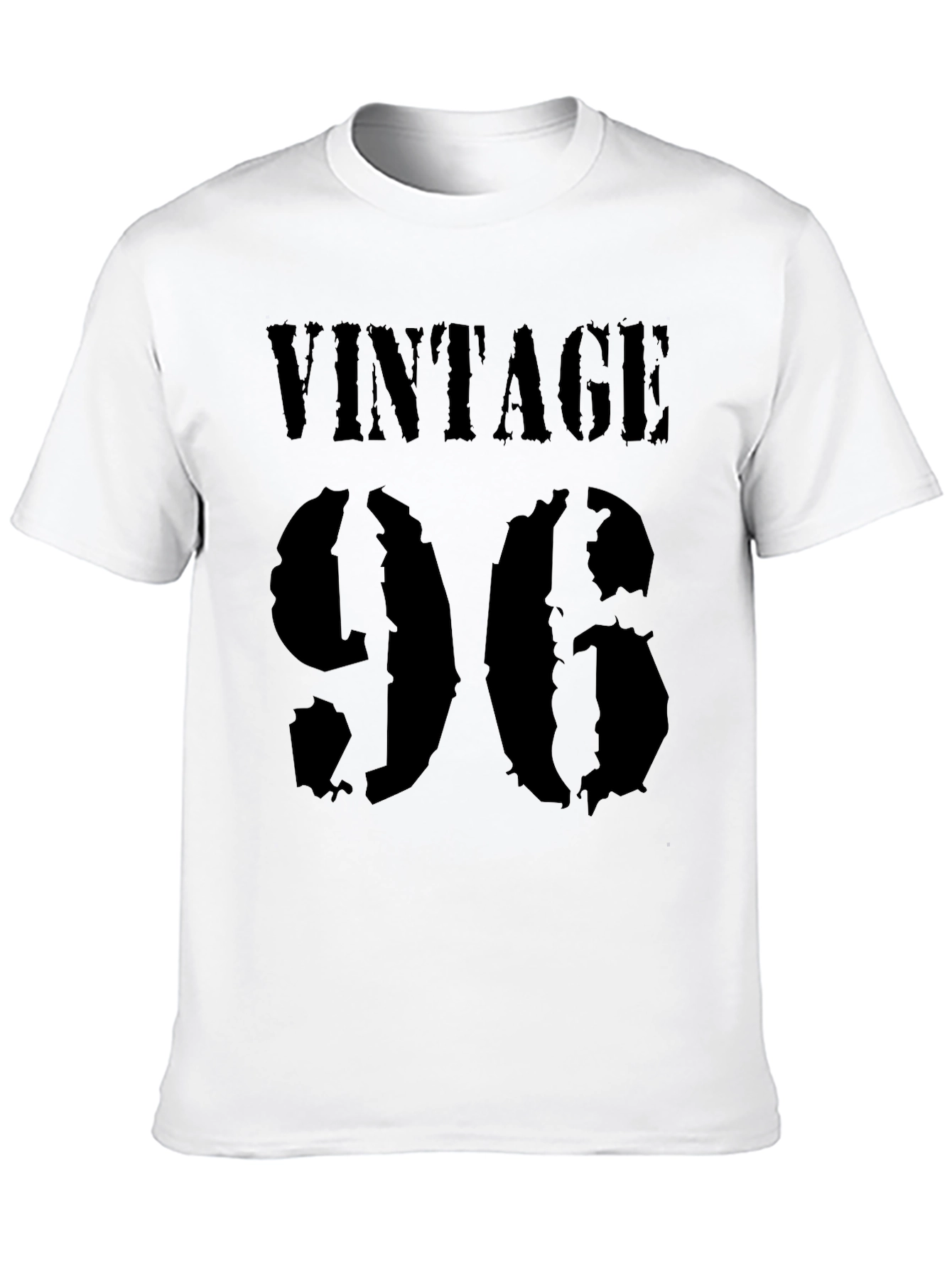 Vintage 96 Graphic Tee - Black Cotton Blend