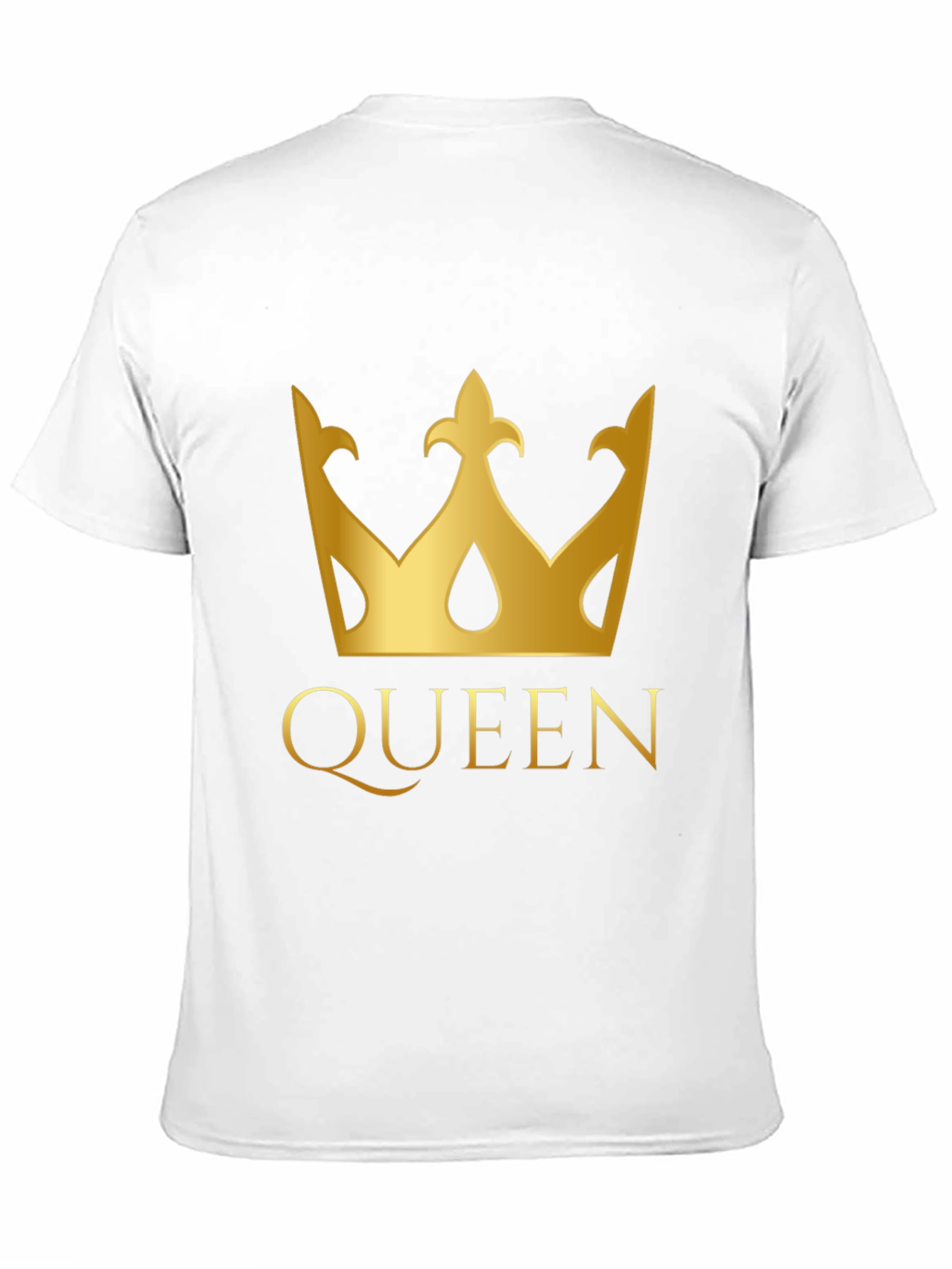 Queen Crown Graphic T-Shirt - Black