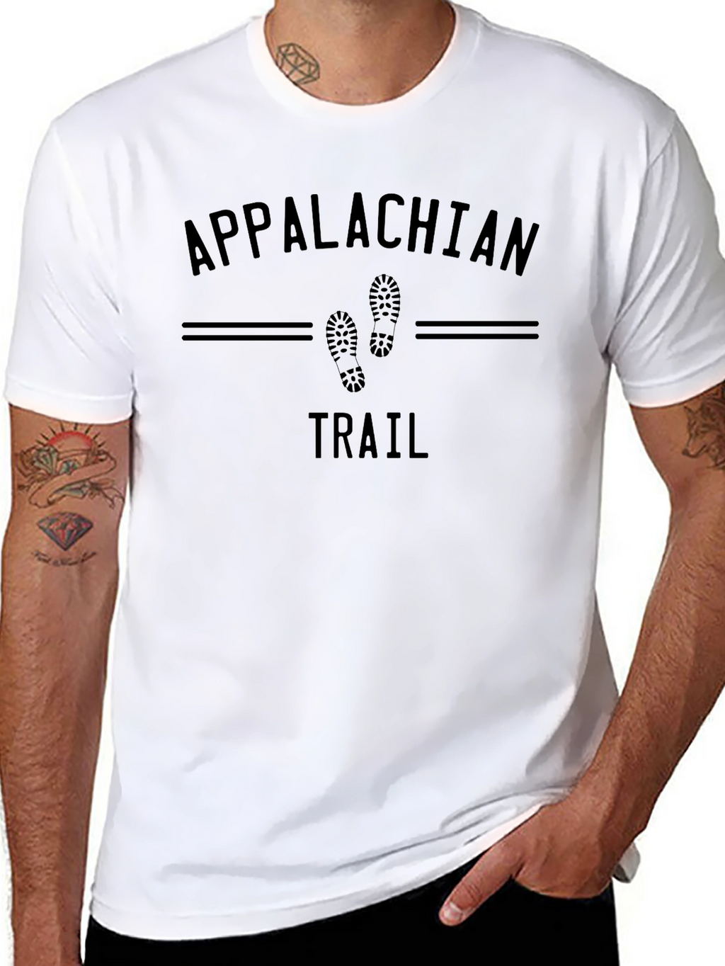 Appalachian Trail Black T-Shirt - Hiking Adventure