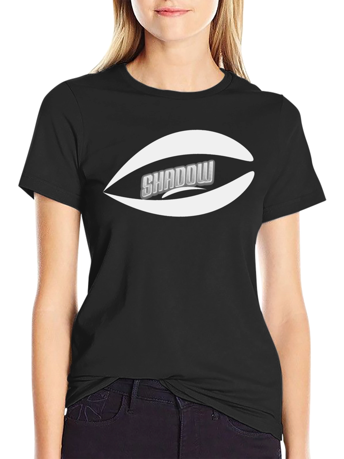 Shadow Logo Black T-Shirt