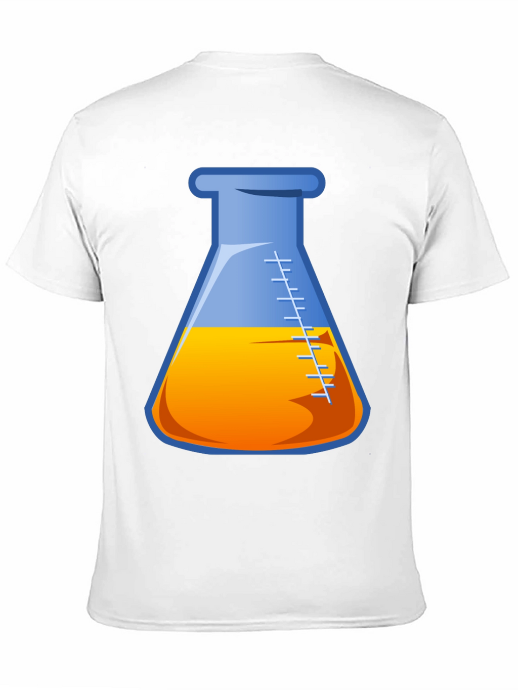Science Beaker Graphic T-Shirt - Black